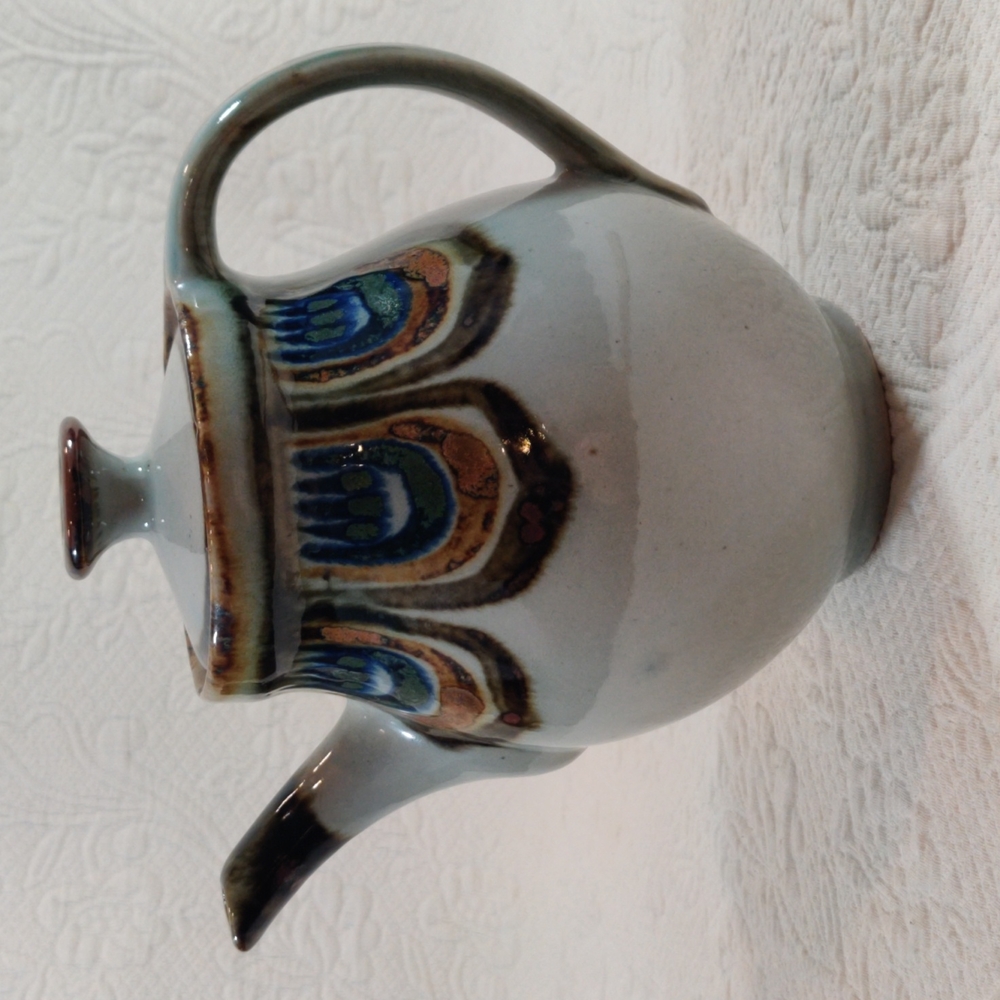 El Palomar Glazed Handmade Ceramic Tea Pot